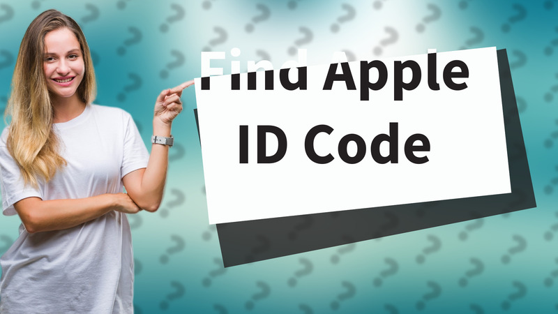 Find Apple ID Code