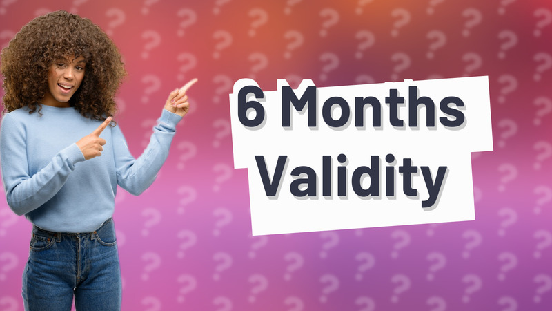 6 Months Validity