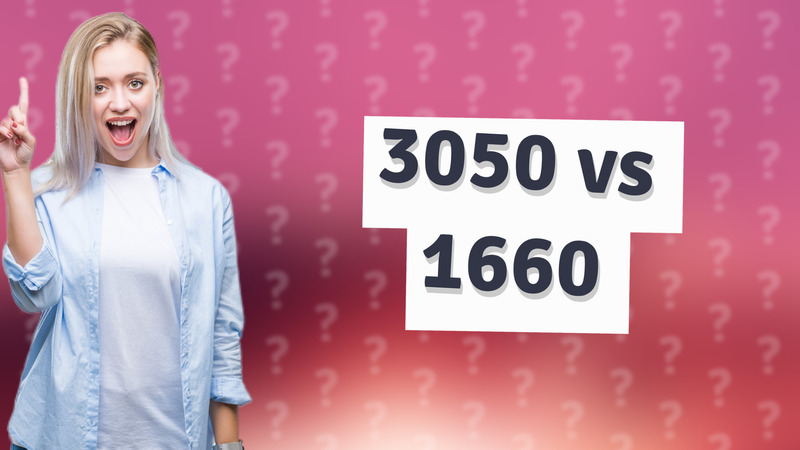 3050 vs 1660