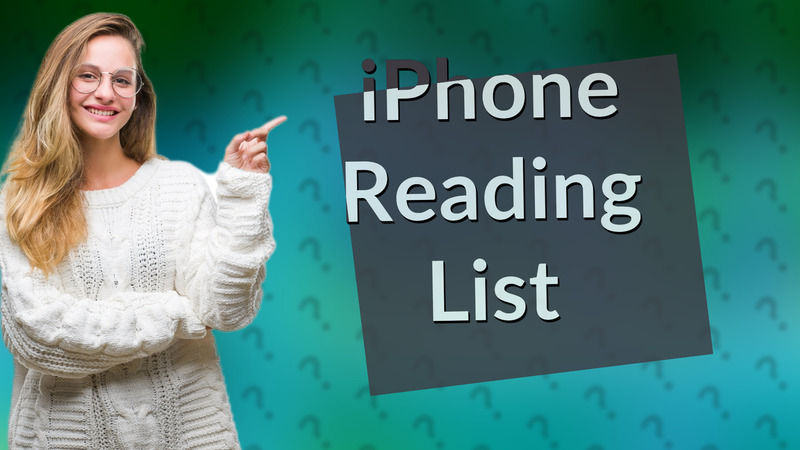 iPhone Reading List