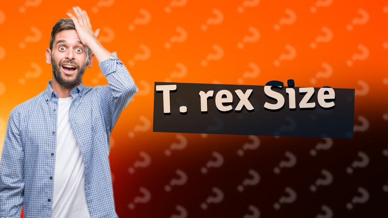 T. rex Size