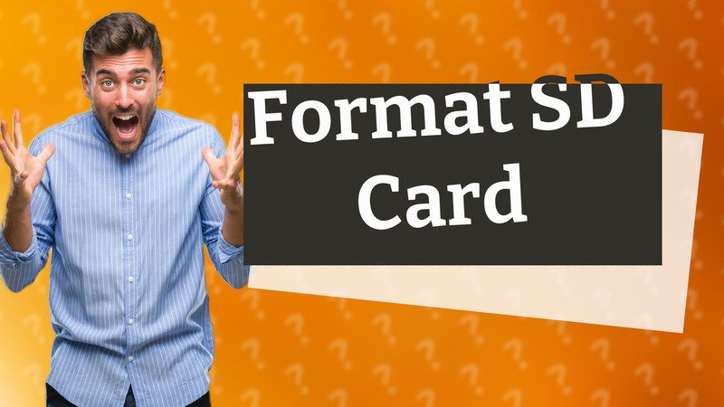 Format SD Card
