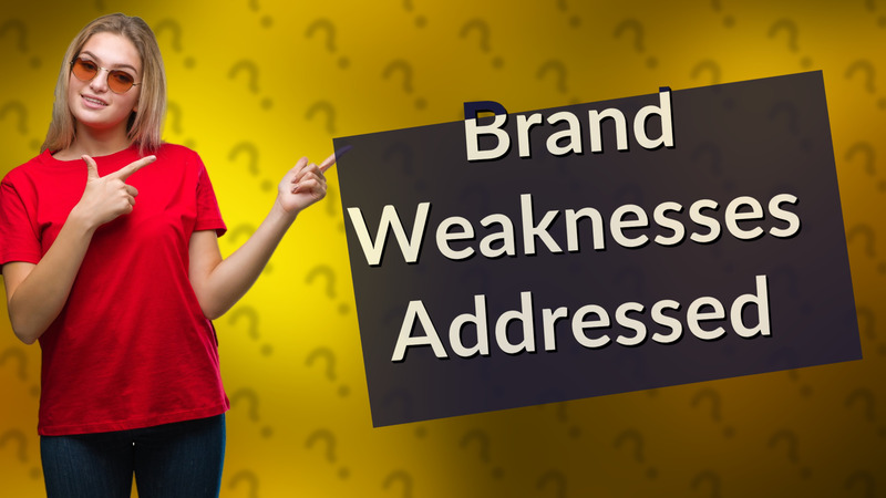 Brand Weaknesses Addressed