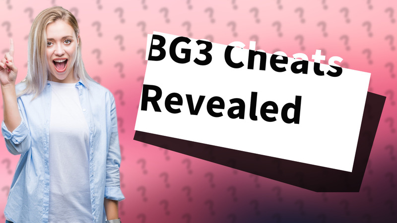 BG3 Cheats Revealed