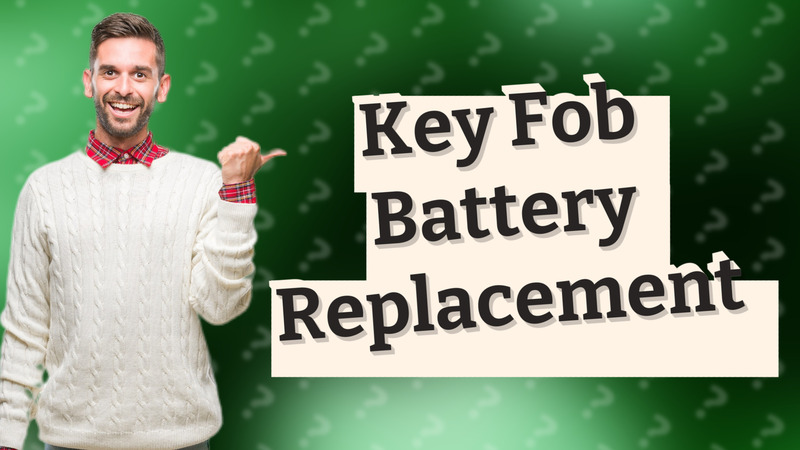 Key Fob Battery Replacement