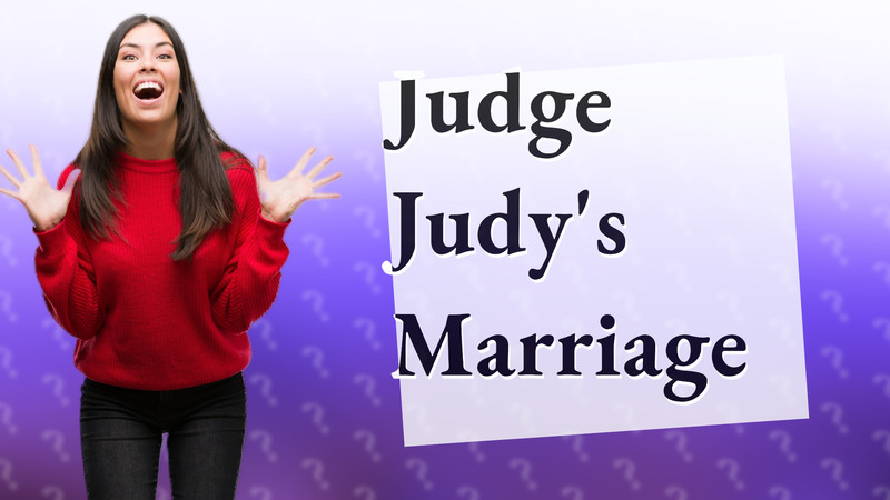 Judge Judy's Marriage