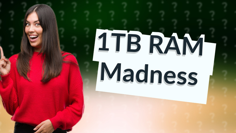 1TB RAM Madness