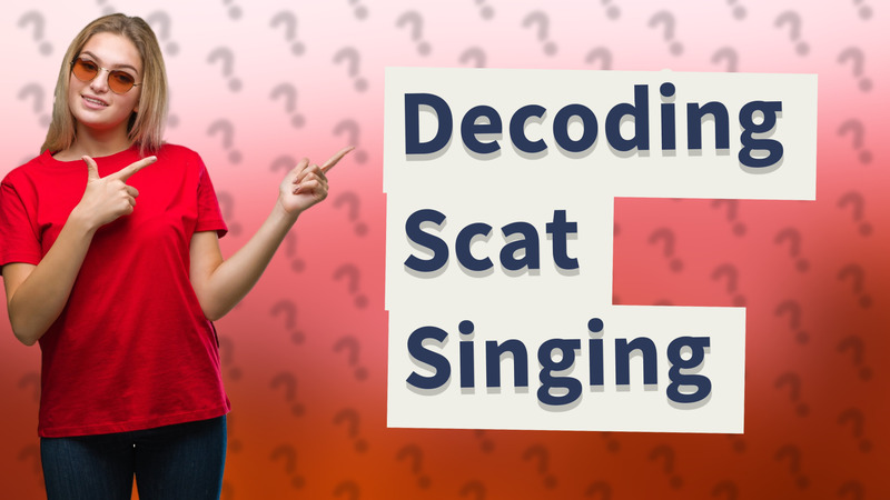 Decoding Scat Singing