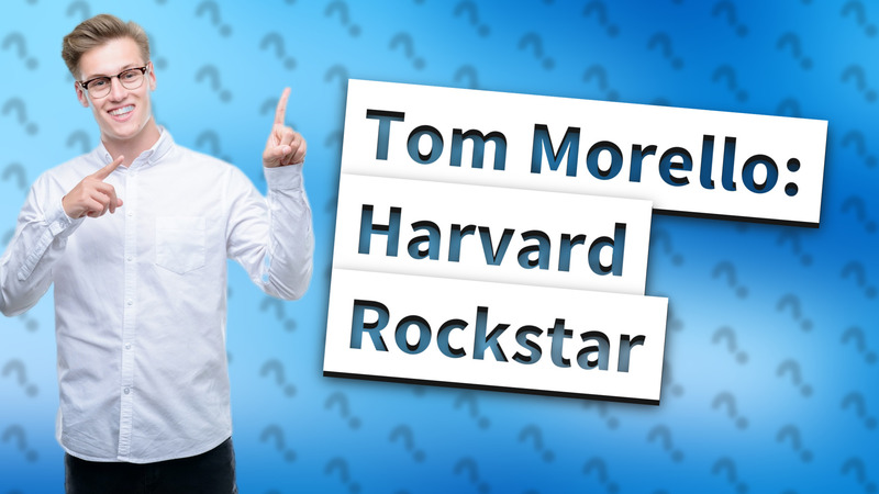 Tom Morello: Harvard Rockstar