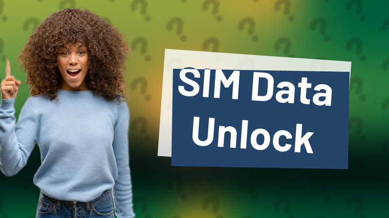 SIM Data Unlock