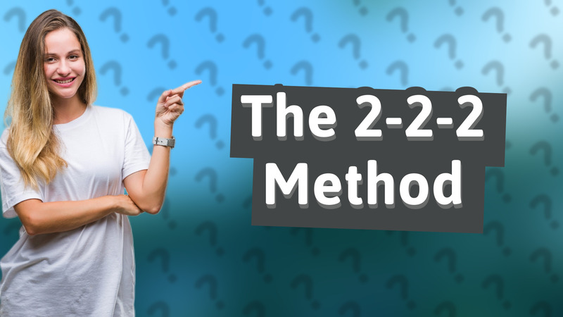 The 2-2-2 Method