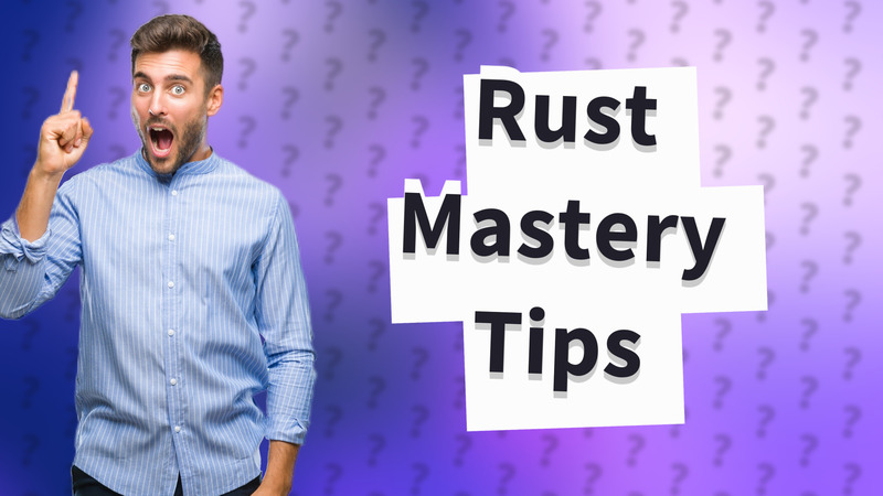 Rust Mastery Tips