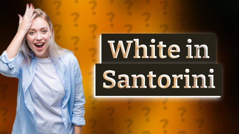 White in Santorini