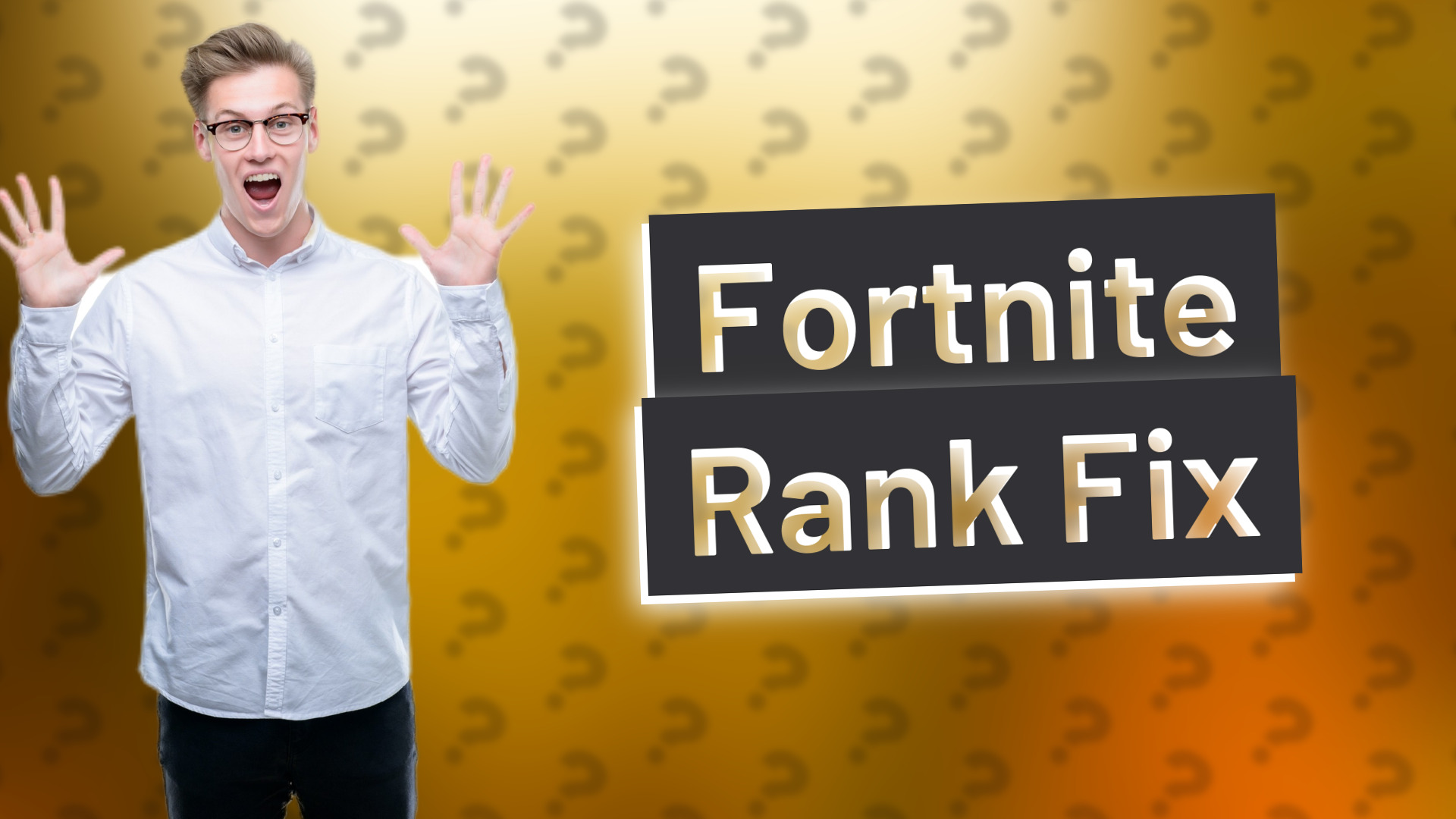 Fortnite Rank Fix