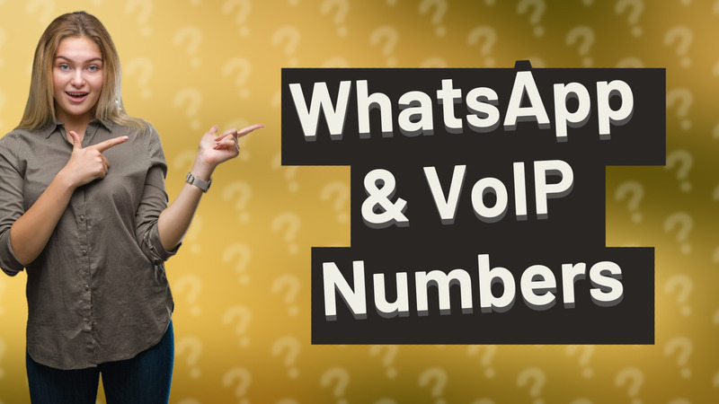 WhatsApp & VoIP Numbers
