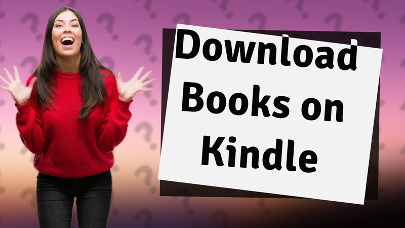 Download Books on Kindle
