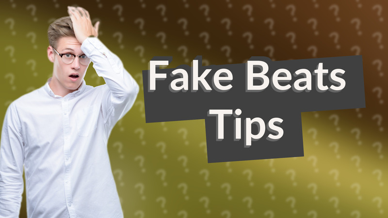 Fake Beats Tips