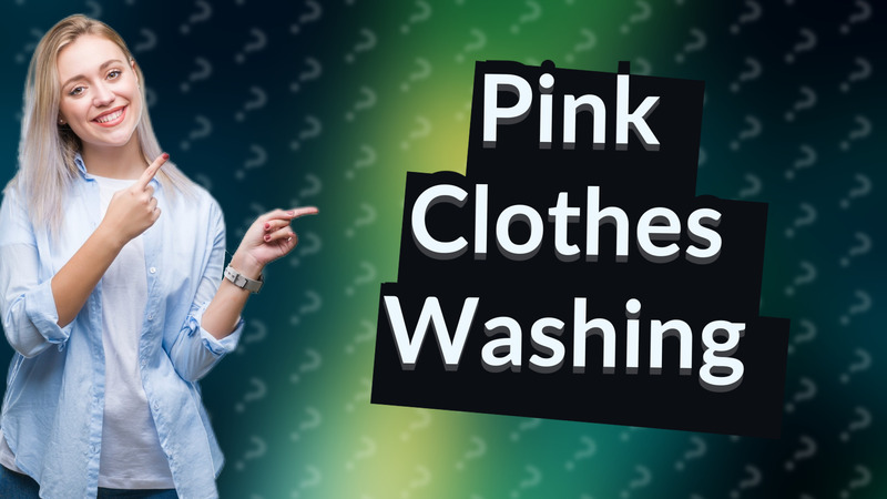 Pink Clothes Washing