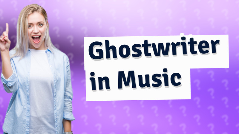 Ghostwriter in Music
