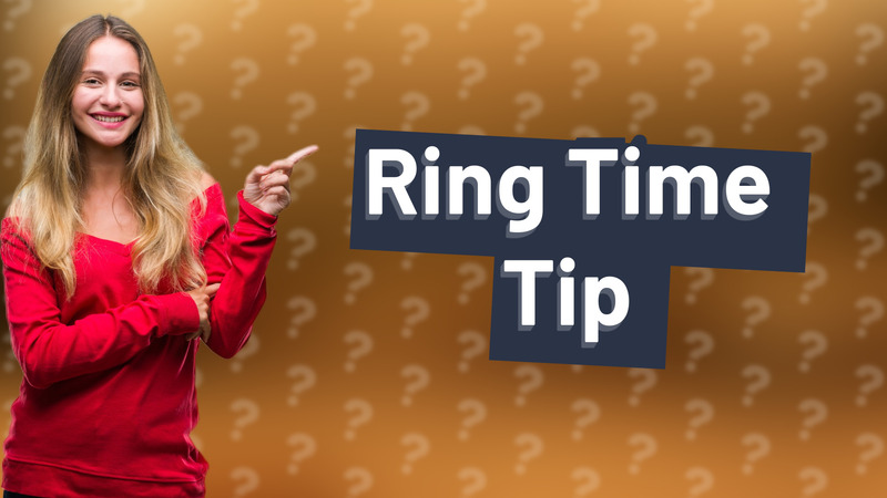 Ring Time Tip