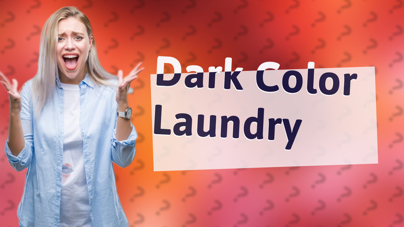 Dark Color Laundry