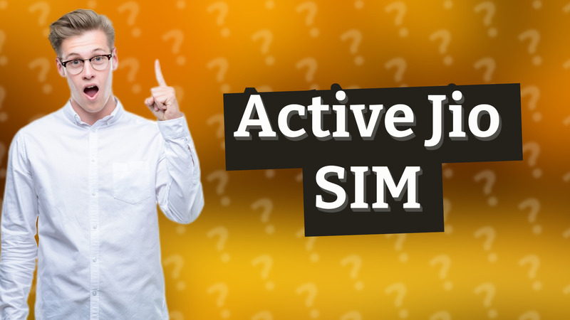 Active Jio SIM
