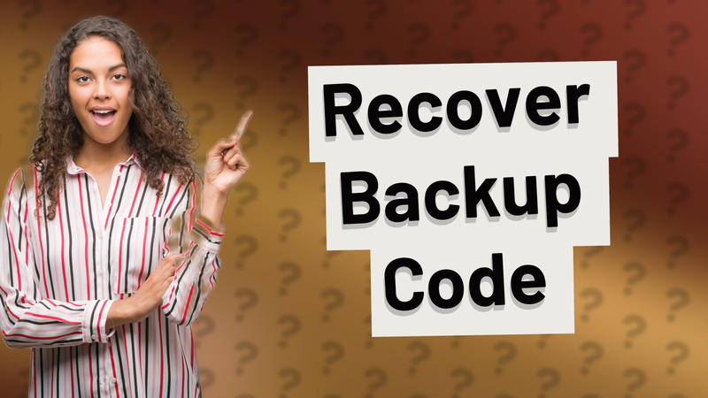 Recover Backup Code