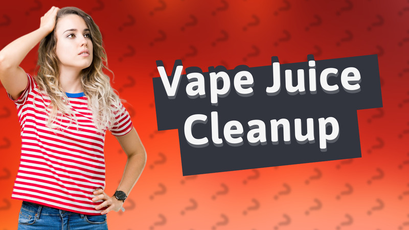 Vape Juice Cleanup