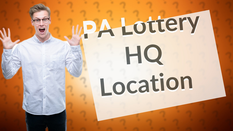 PA Lottery HQ Location