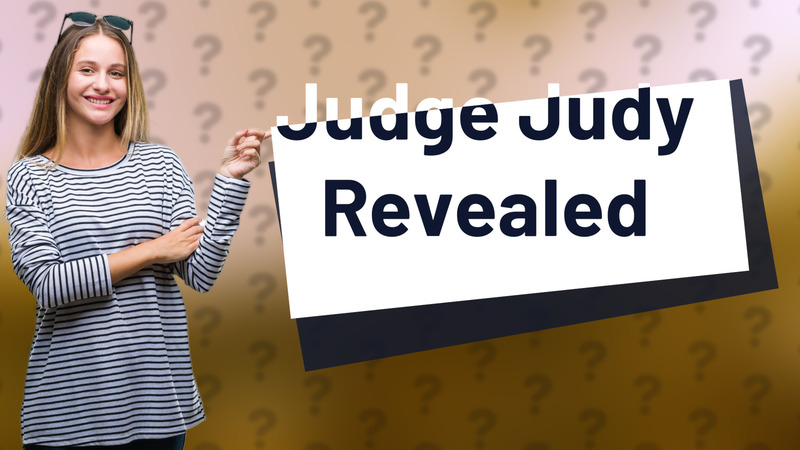 Judge Judy Revealed