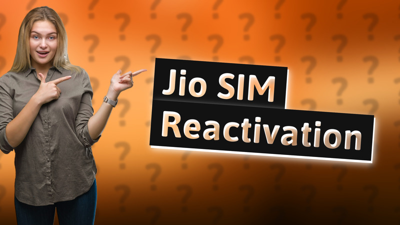 Jio SIM Reactivation