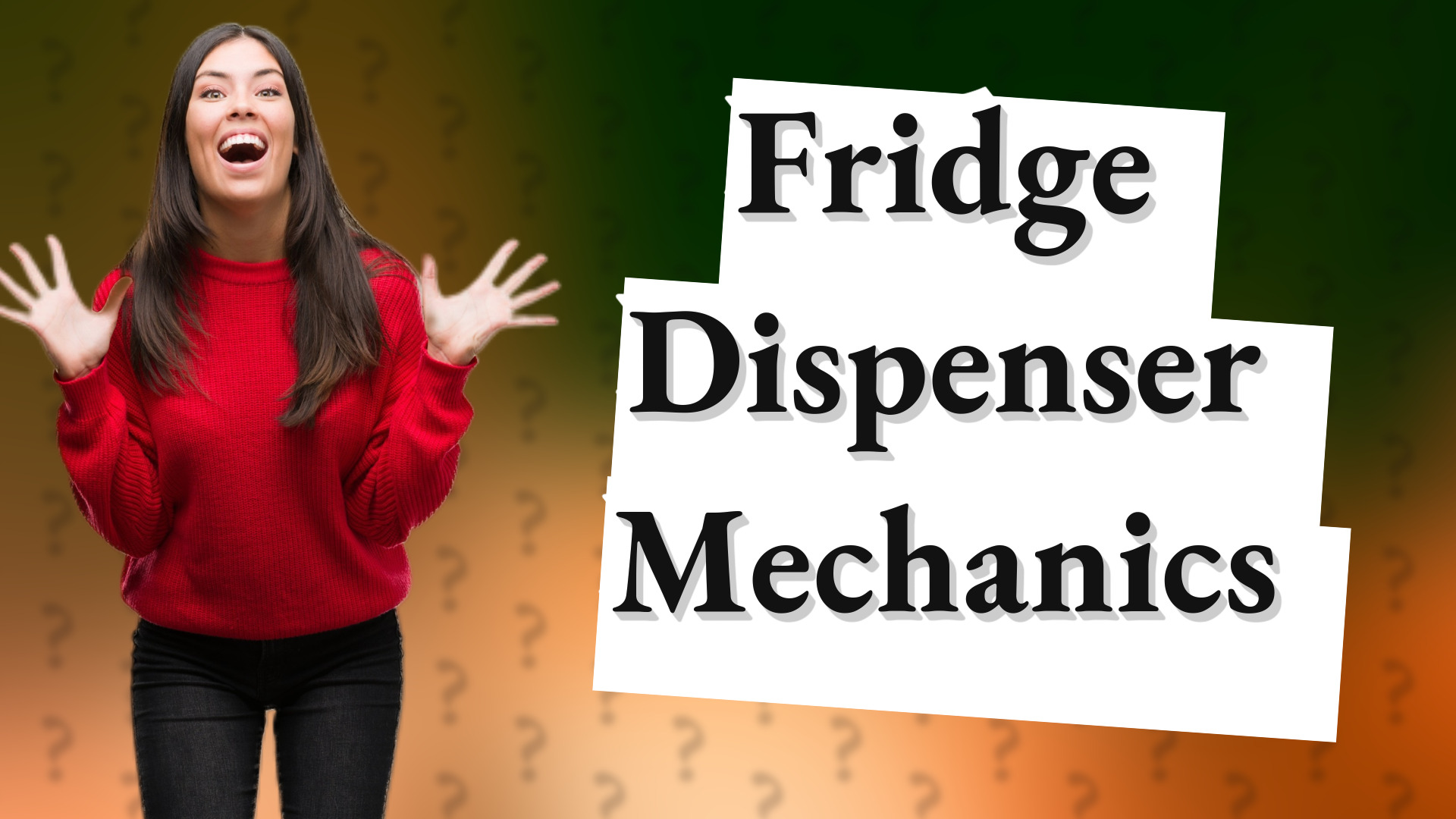Fridge Dispenser Mechanics