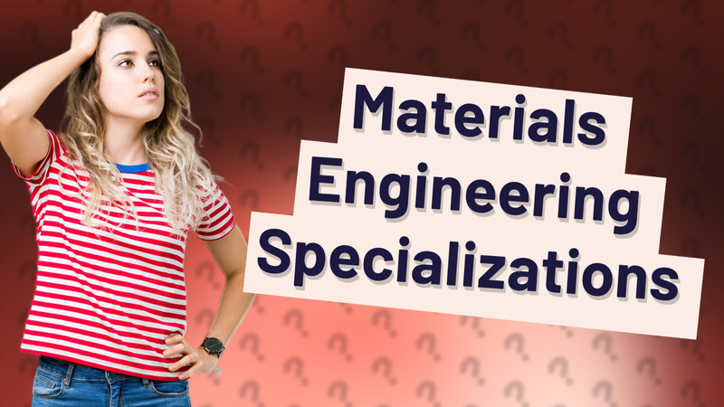 Materials Engineering Specializations