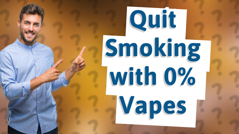 Quit Smoking with 0% Vapes
