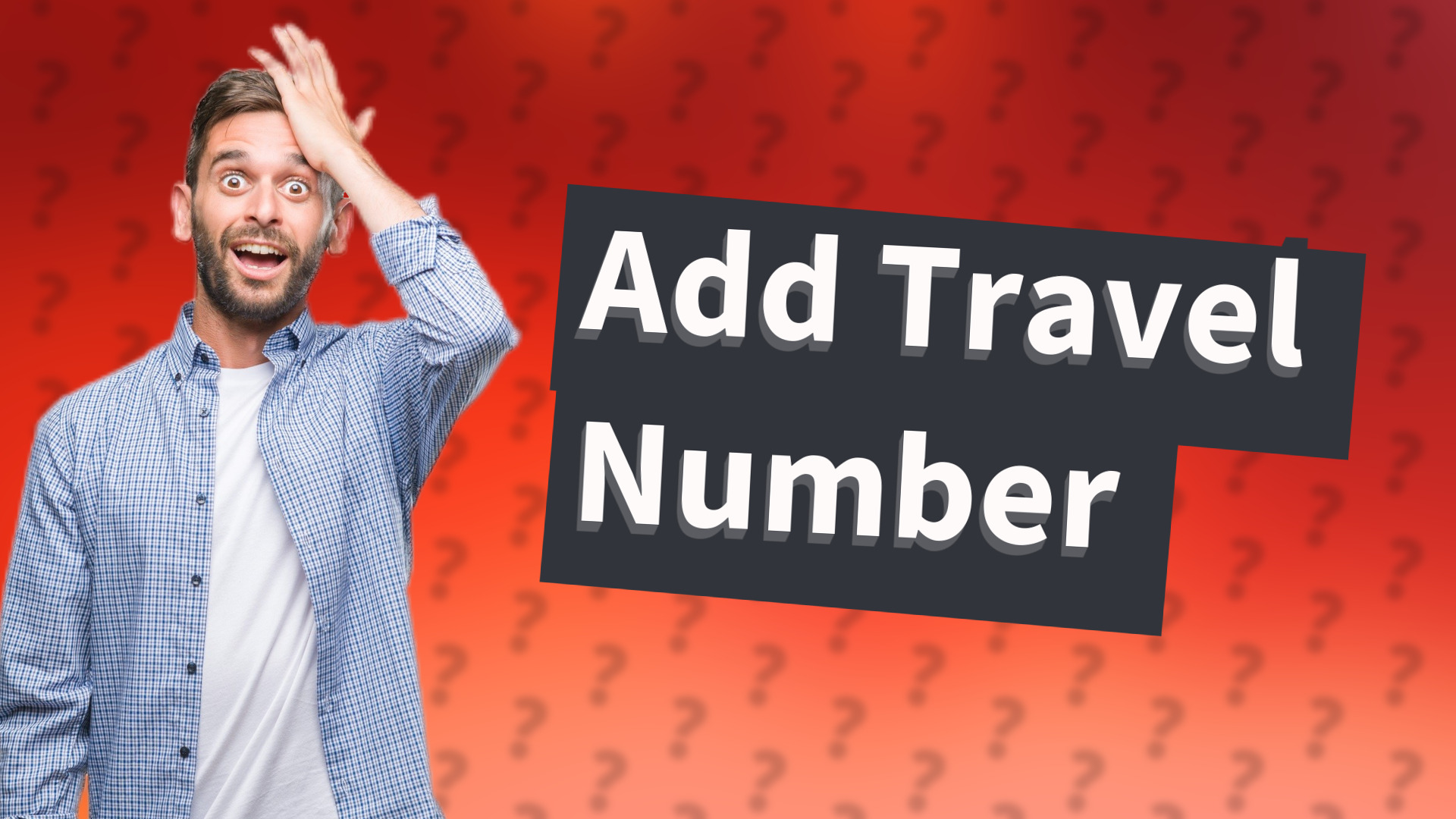 Add Travel Number