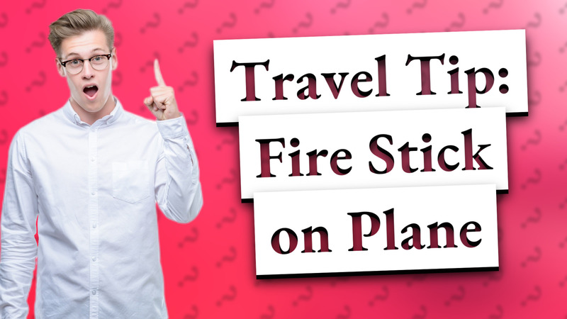 Travel Tip: Fire Stick on Plane