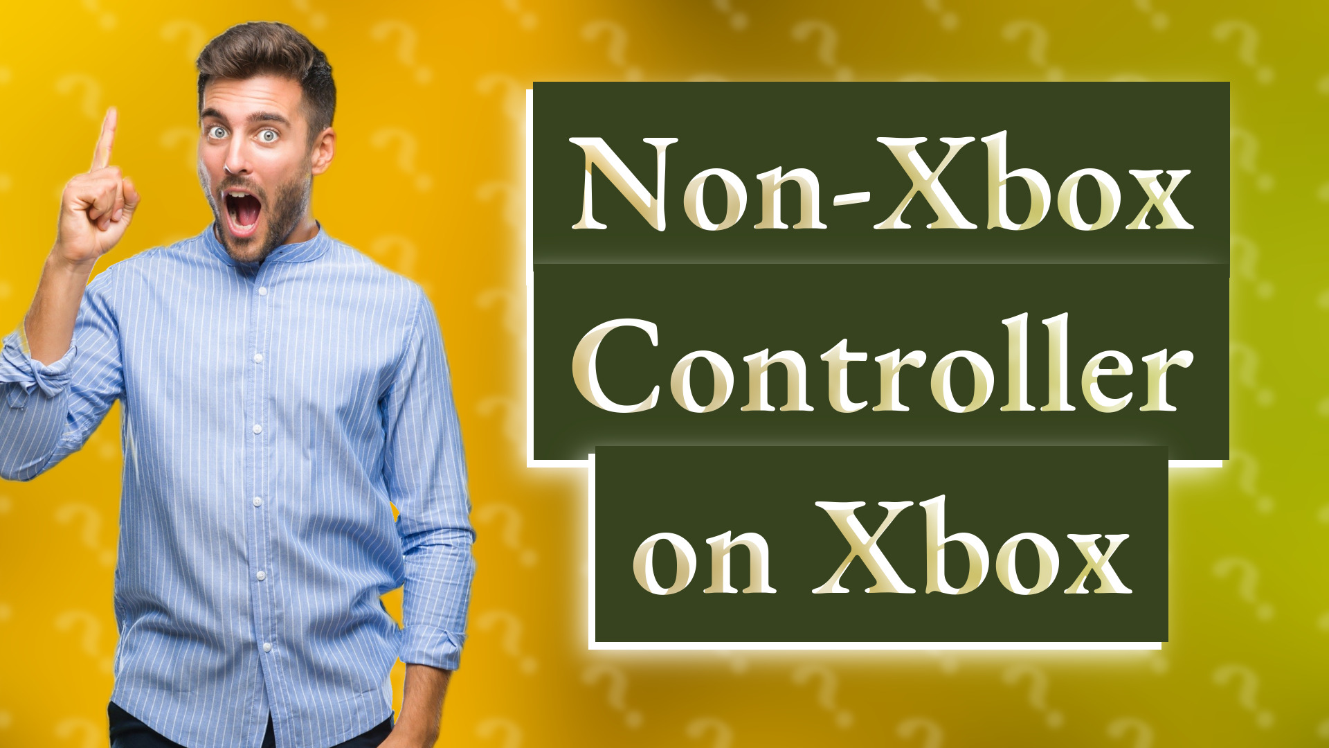 Non-Xbox Controller on Xbox