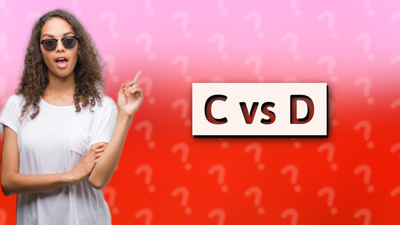 C vs D