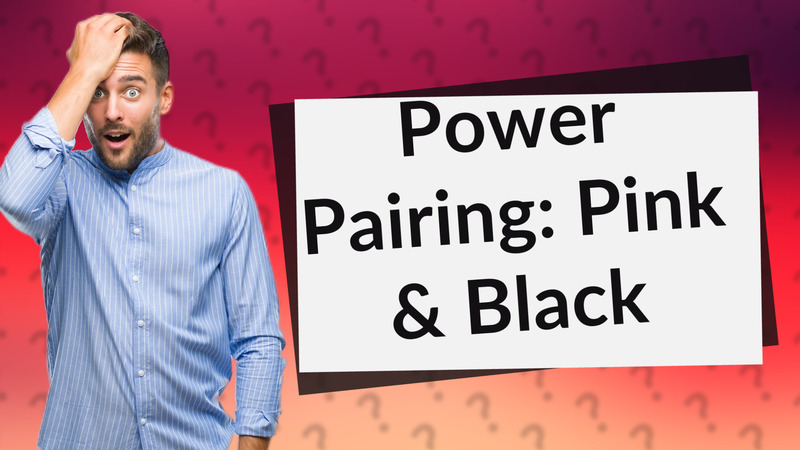Power Pairing: Pink & Black