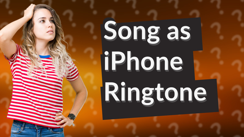 Song as iPhone Ringtone