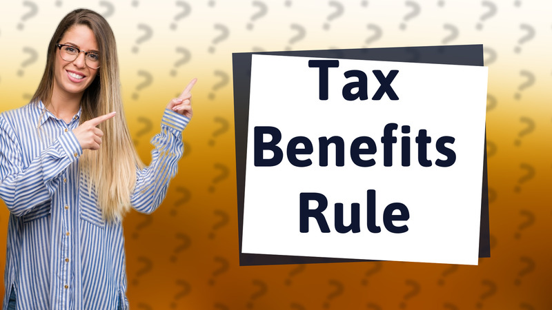 Tax Benefits Rule
