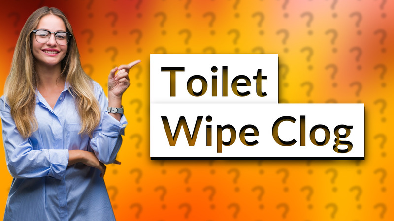 Toilet Wipe Clog