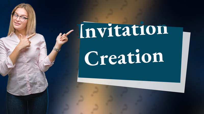 Invitation Creation