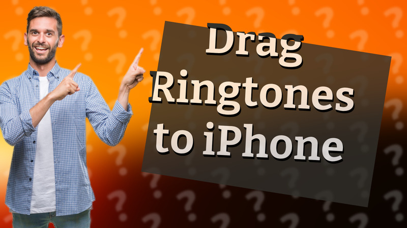 Drag Ringtones to iPhone