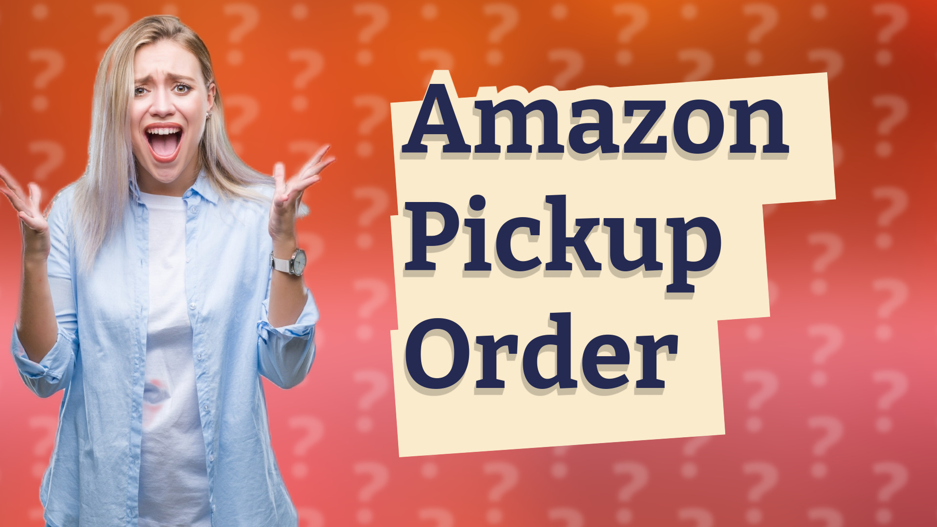 Amazon Pickup Order