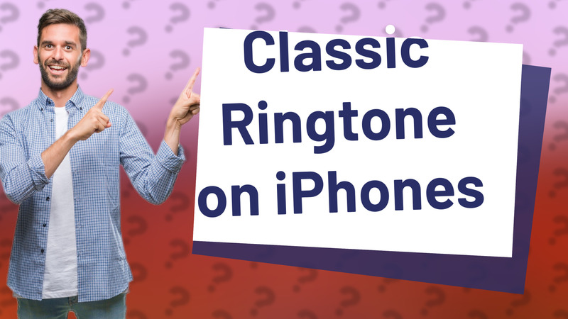 Classic Ringtone on iPhones