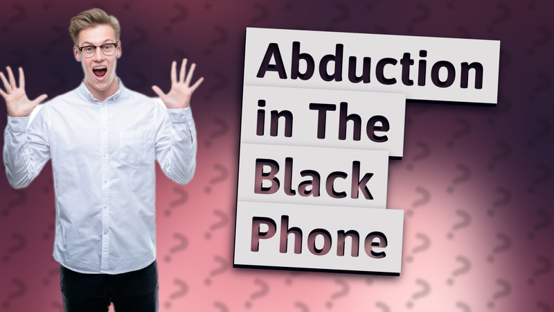Abduction in The Black Phone