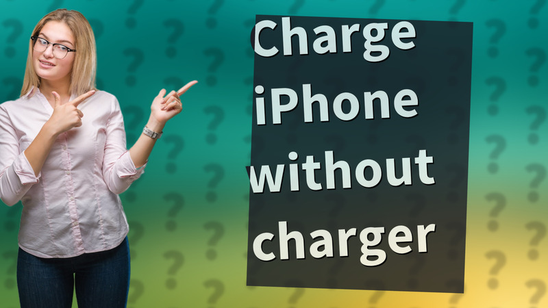 Charge iPhone without charger