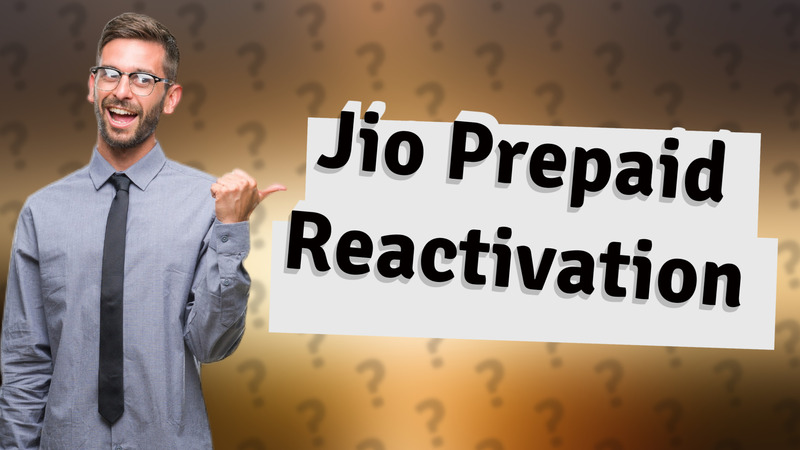 Jio Prepaid Reactivation