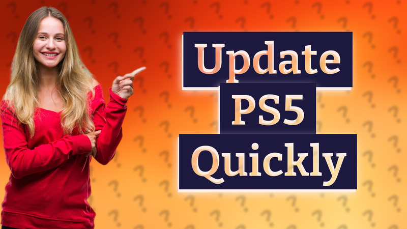 Update PS5 Quickly